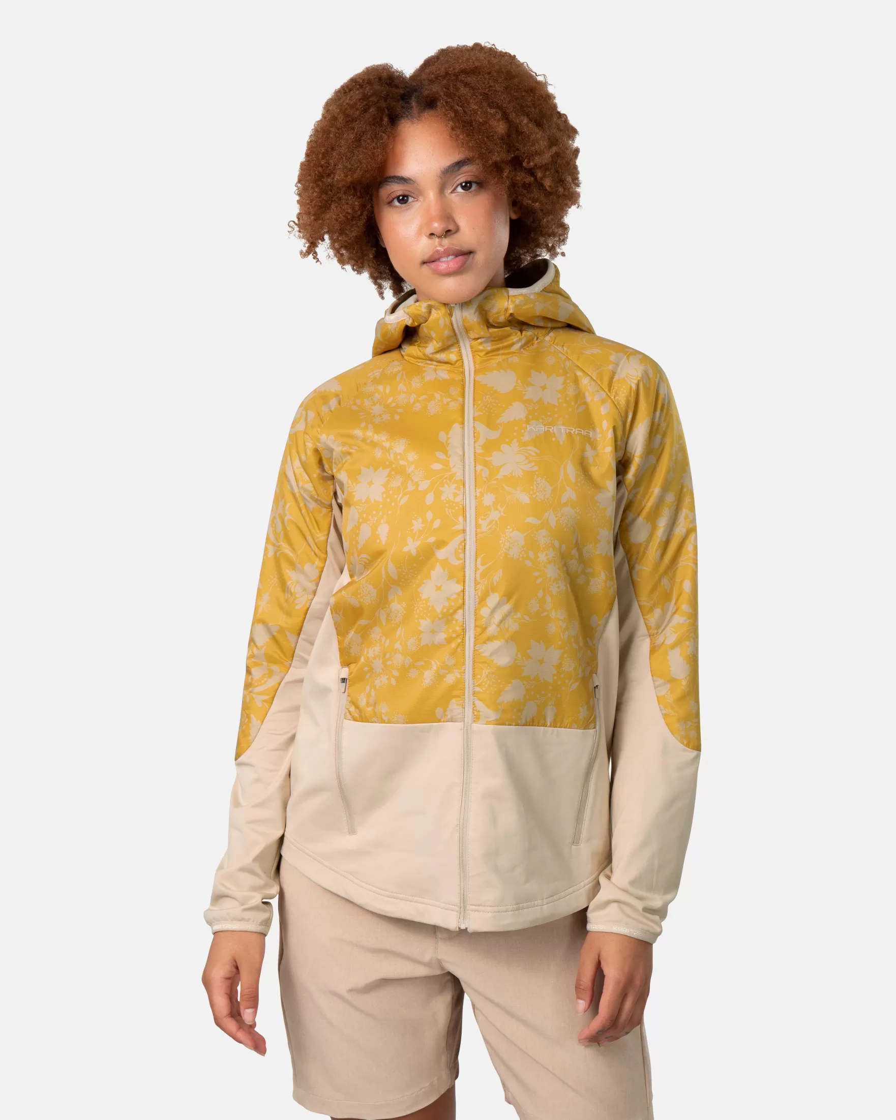 Hiking Jackets-Kari Traa Sanne Lined Jacket Juice Yellow