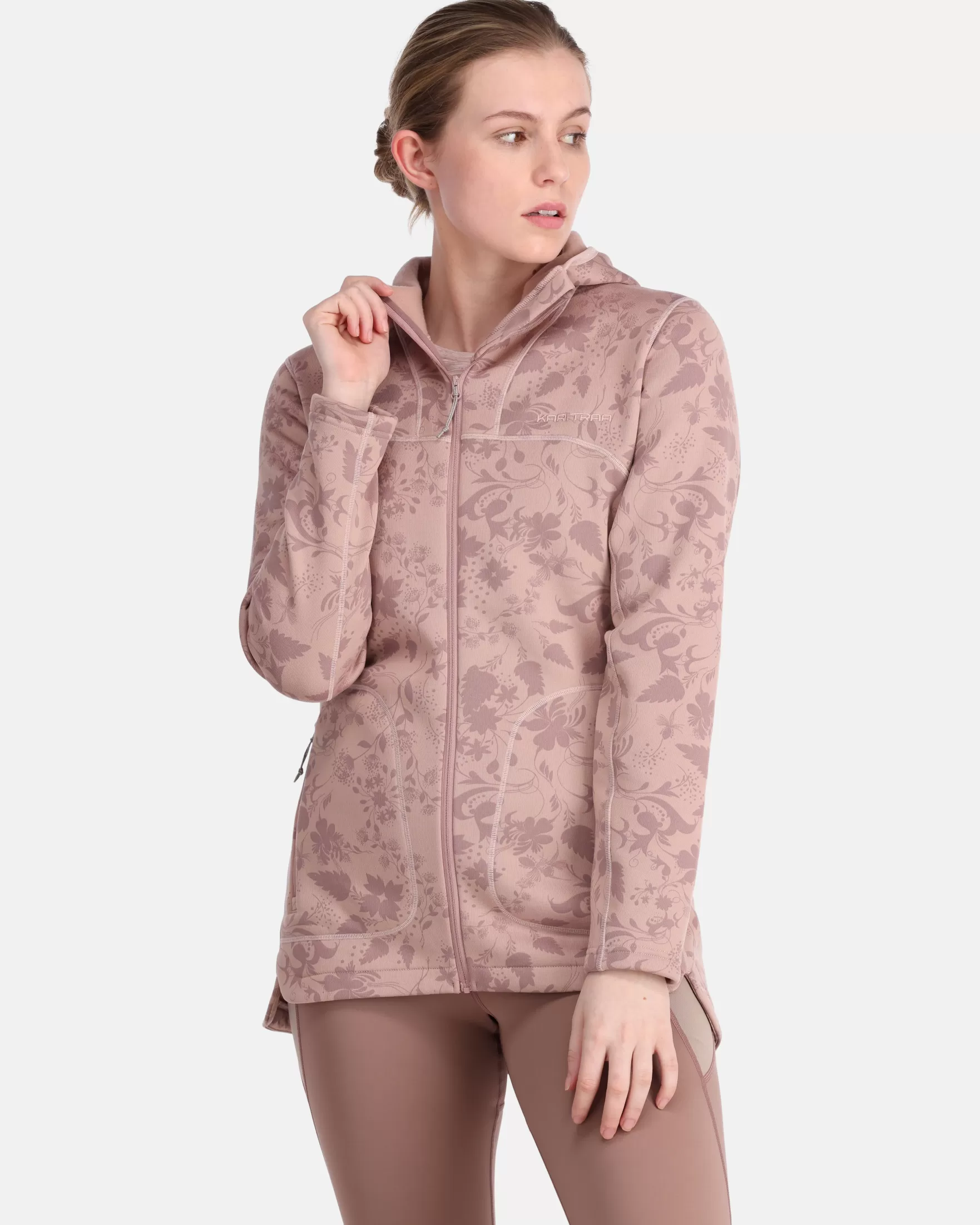 Hoodies | Fleece-Kari Traa Sanne Outdoor Fleece Prim Pink