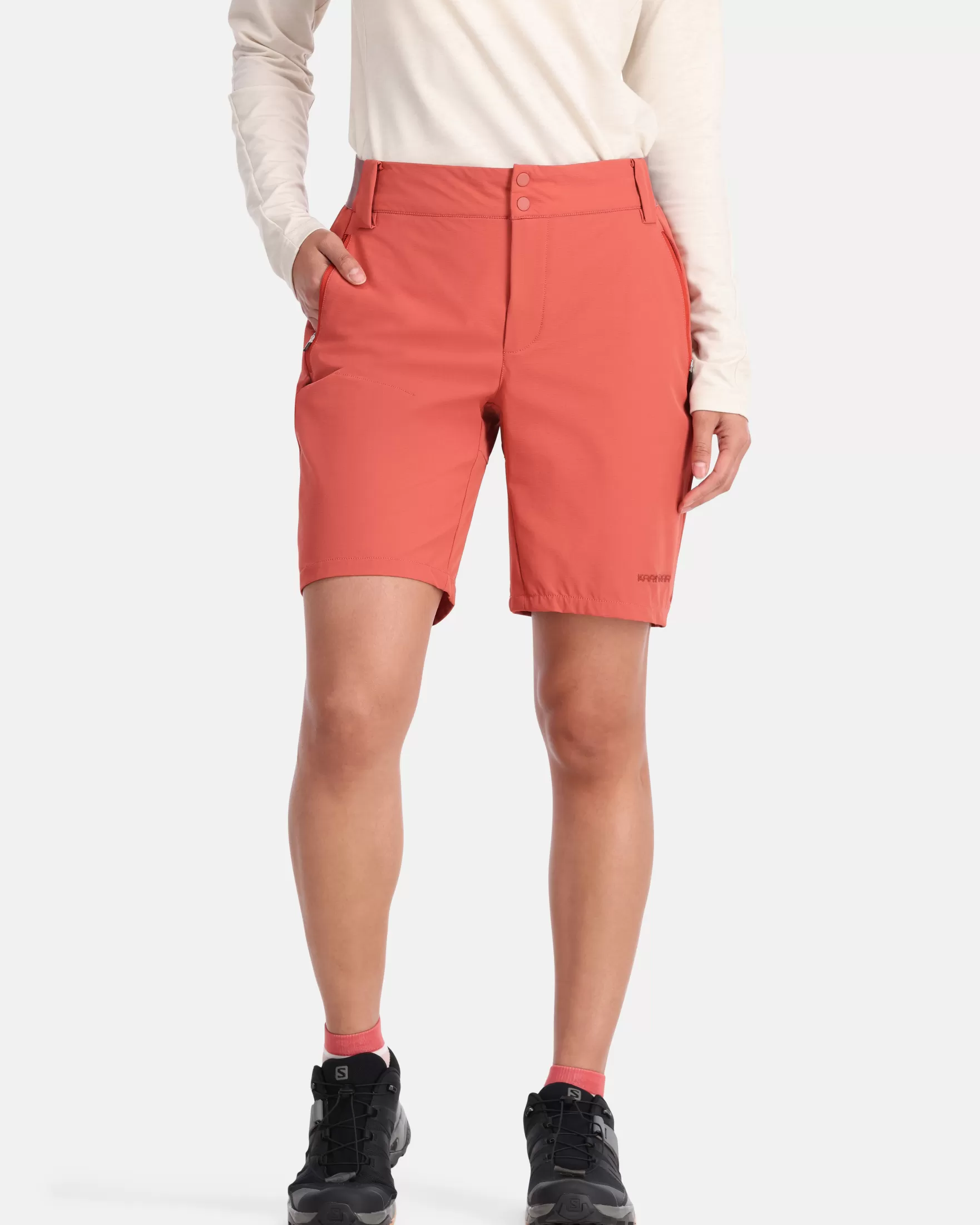 Shorts and Skirts-Kari Traa Sanne Outdoor Shorts 8In Cedar Pink