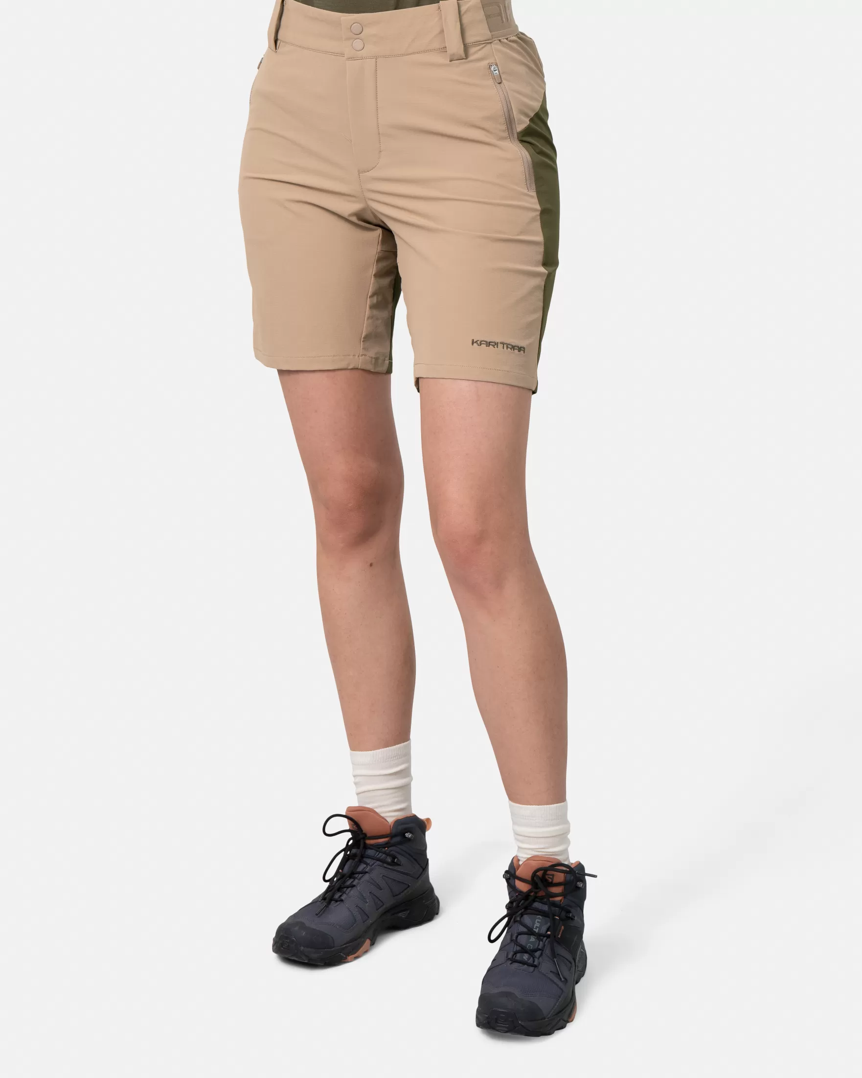 Shorts and Skirts-Kari Traa Sanne Outdoor Shorts 8In Sandy