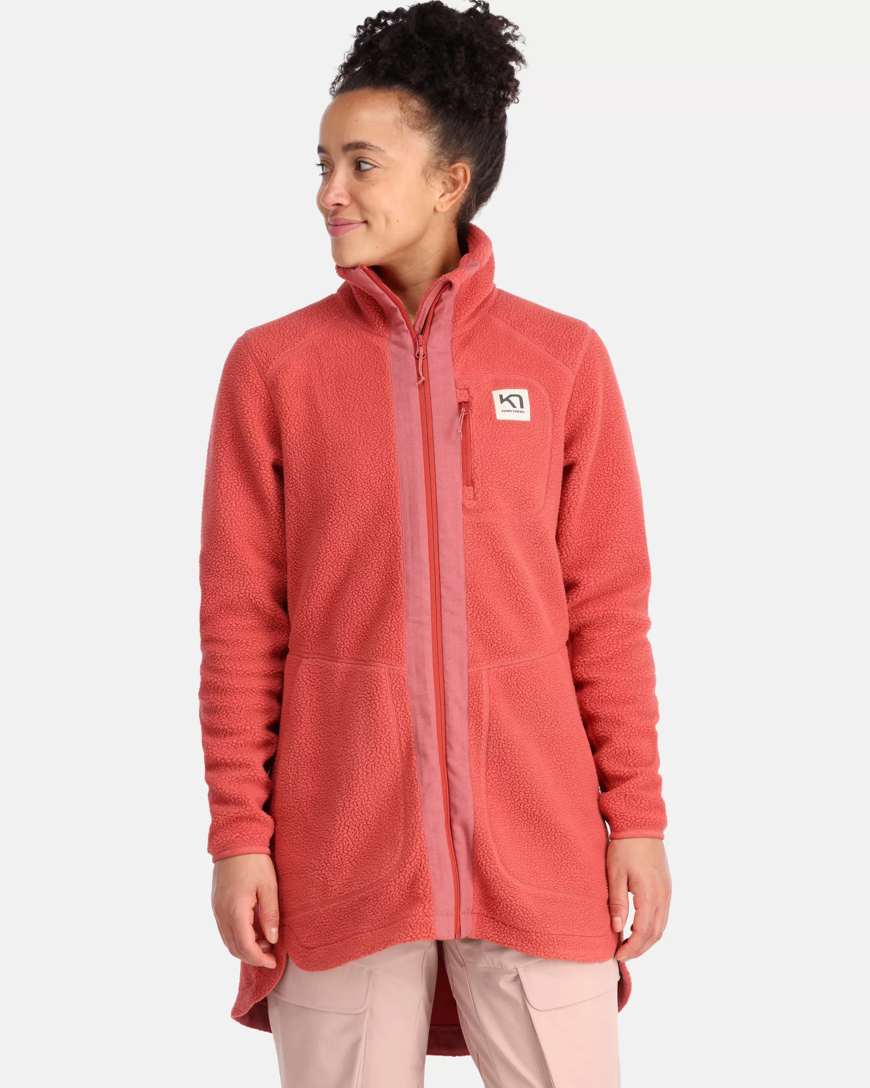 Fleece-Kari Traa Sanne Pile Jacket Cedar Pink