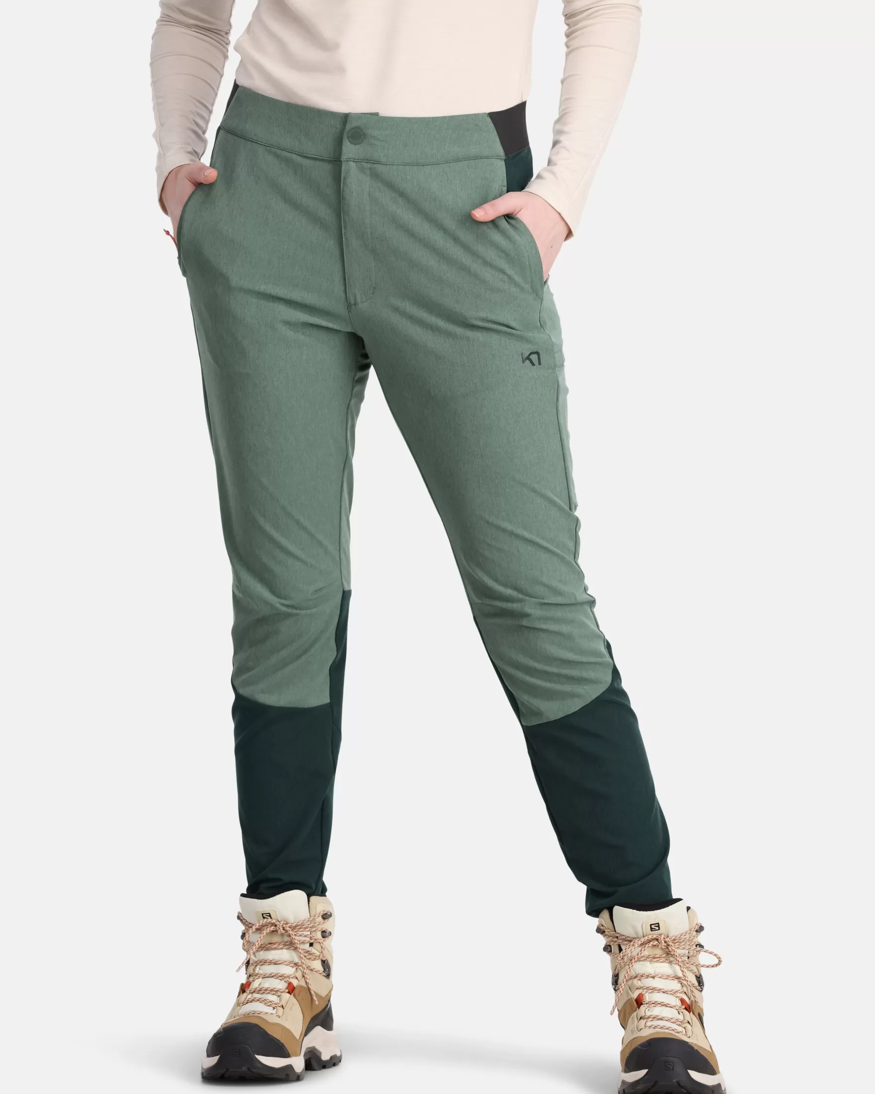 Hiking Pants-Kari Traa Sanne Trail Pants Murk Green