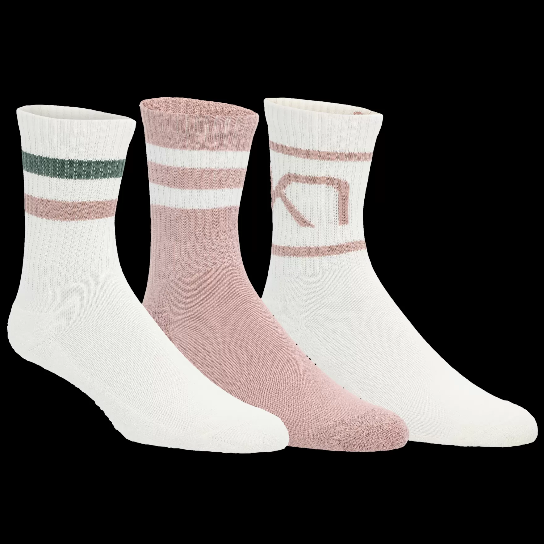 Socks-Kari Traa Tennis Socks 3PK Prim Pink