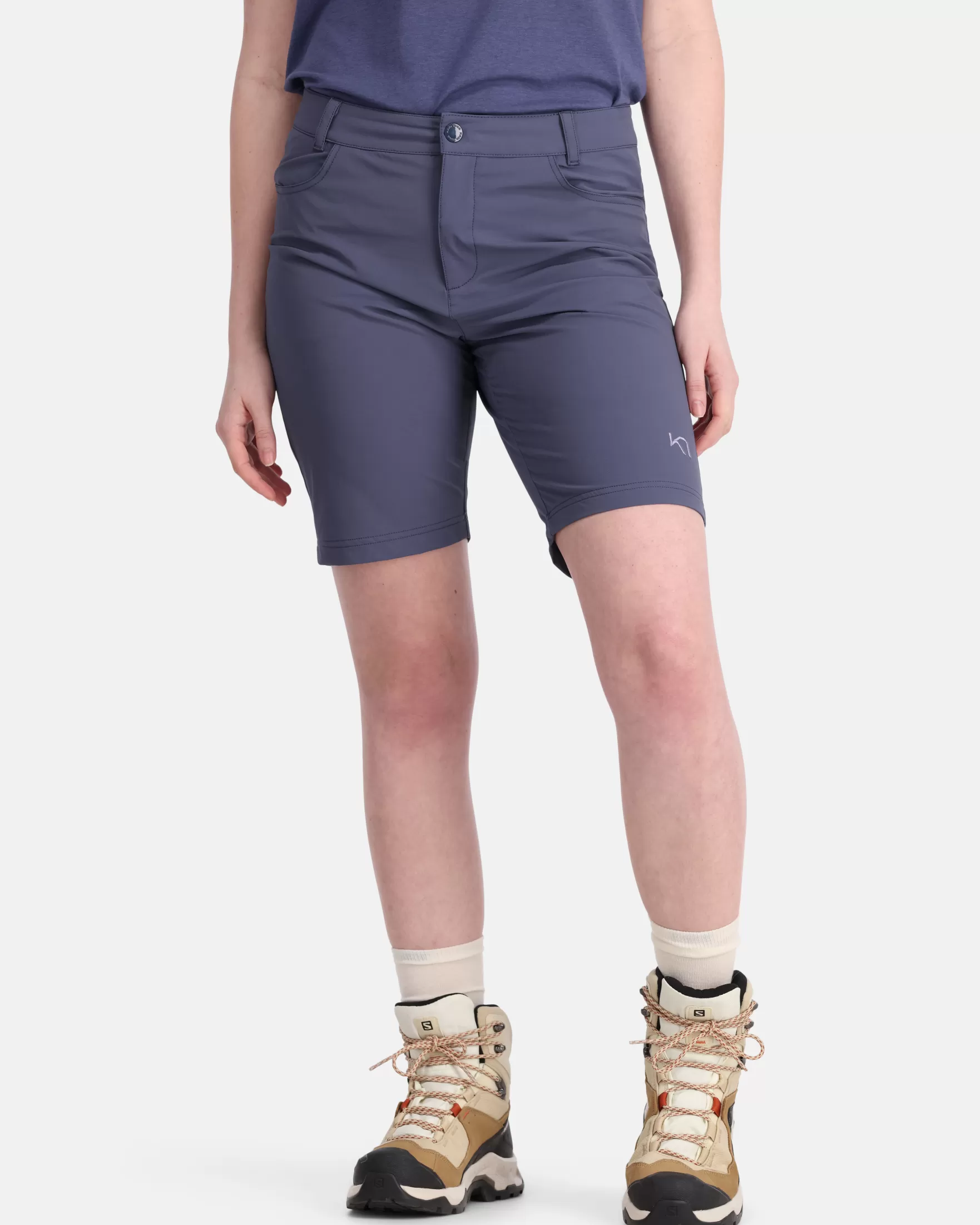 Shorts and Skirts-Kari Traa Thale Hiking Shorts Moon Blue