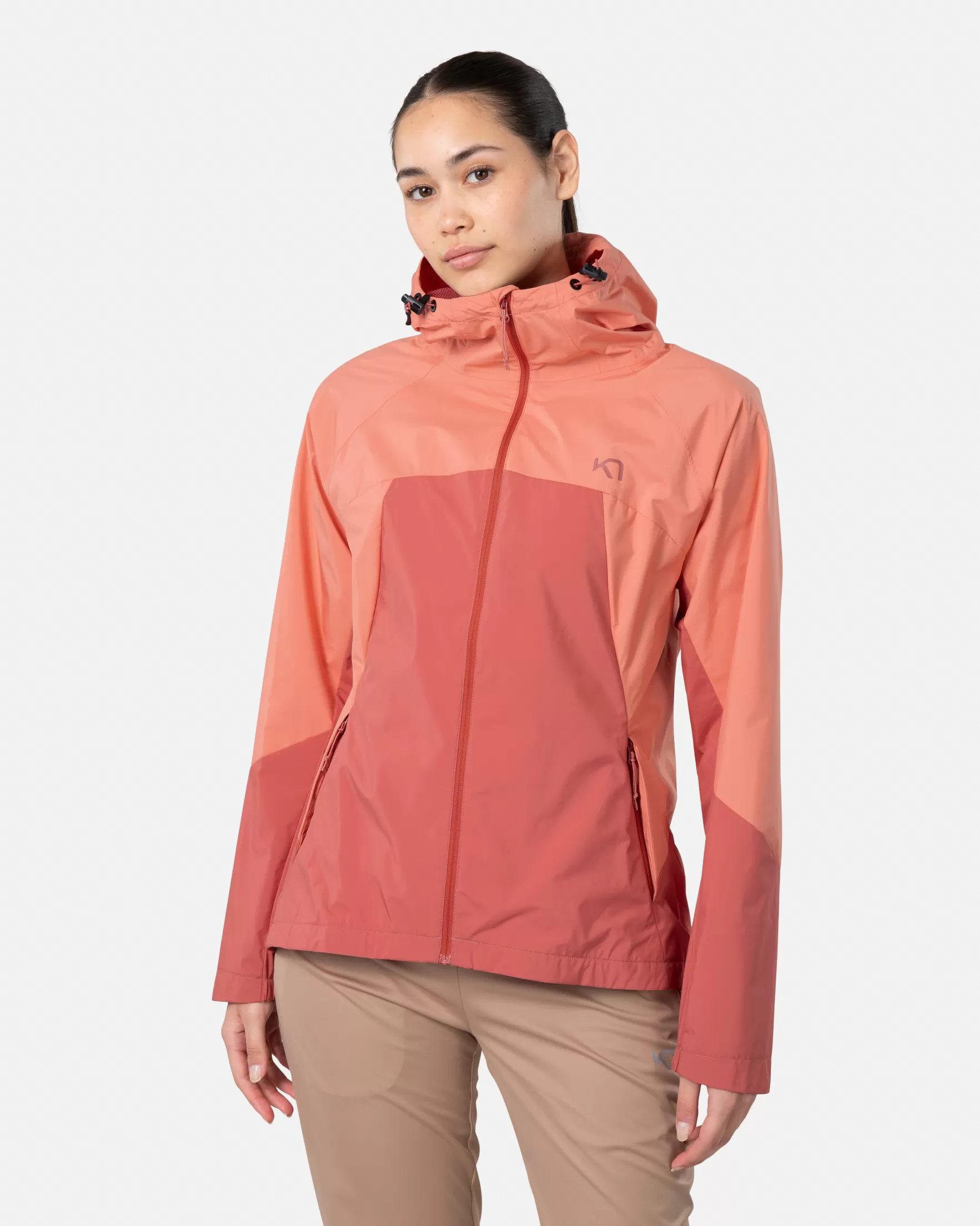 Hiking Jackets-Kari Traa Thale Shell Jacket Cedar Pink