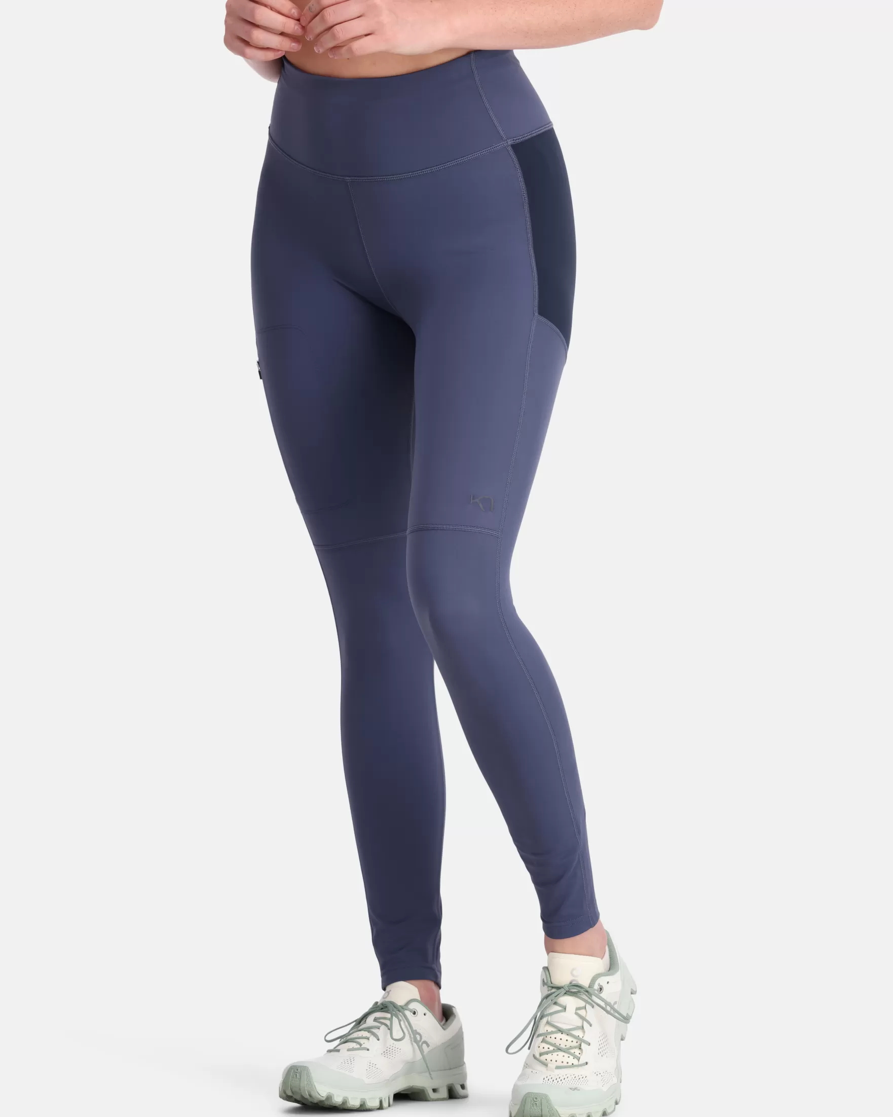 Hiking Tights and Leggings-Kari Traa Thale Tights Moon Blue