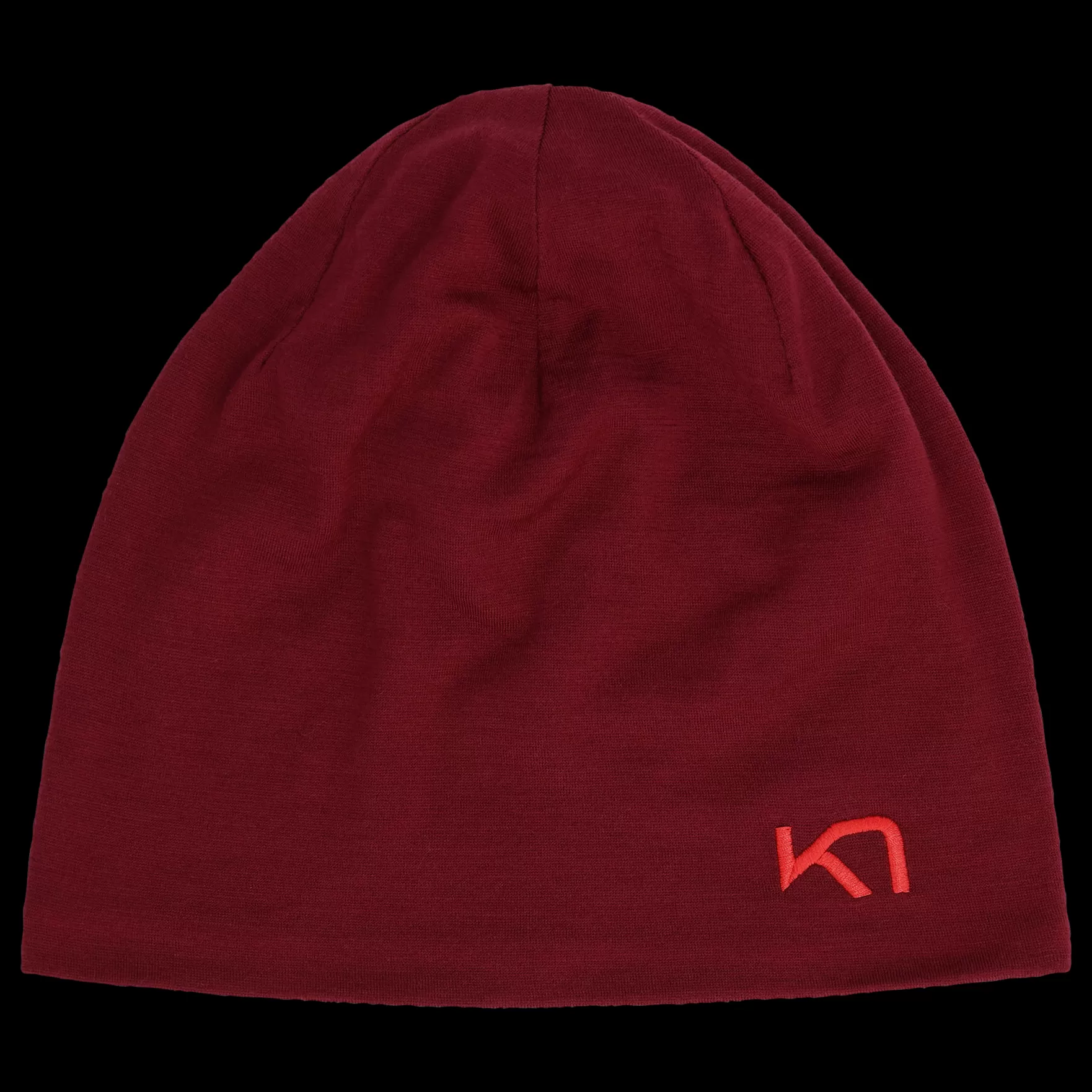 Beanies and Headbands-Kari Traa Tikse Beanie - 100% Merino Wool Rouge Red