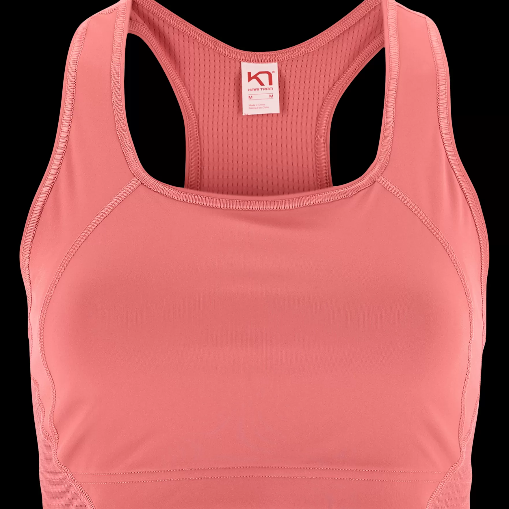 Sports Bras and Underwear-Kari Traa Trud Sports Bra Cedar Pink