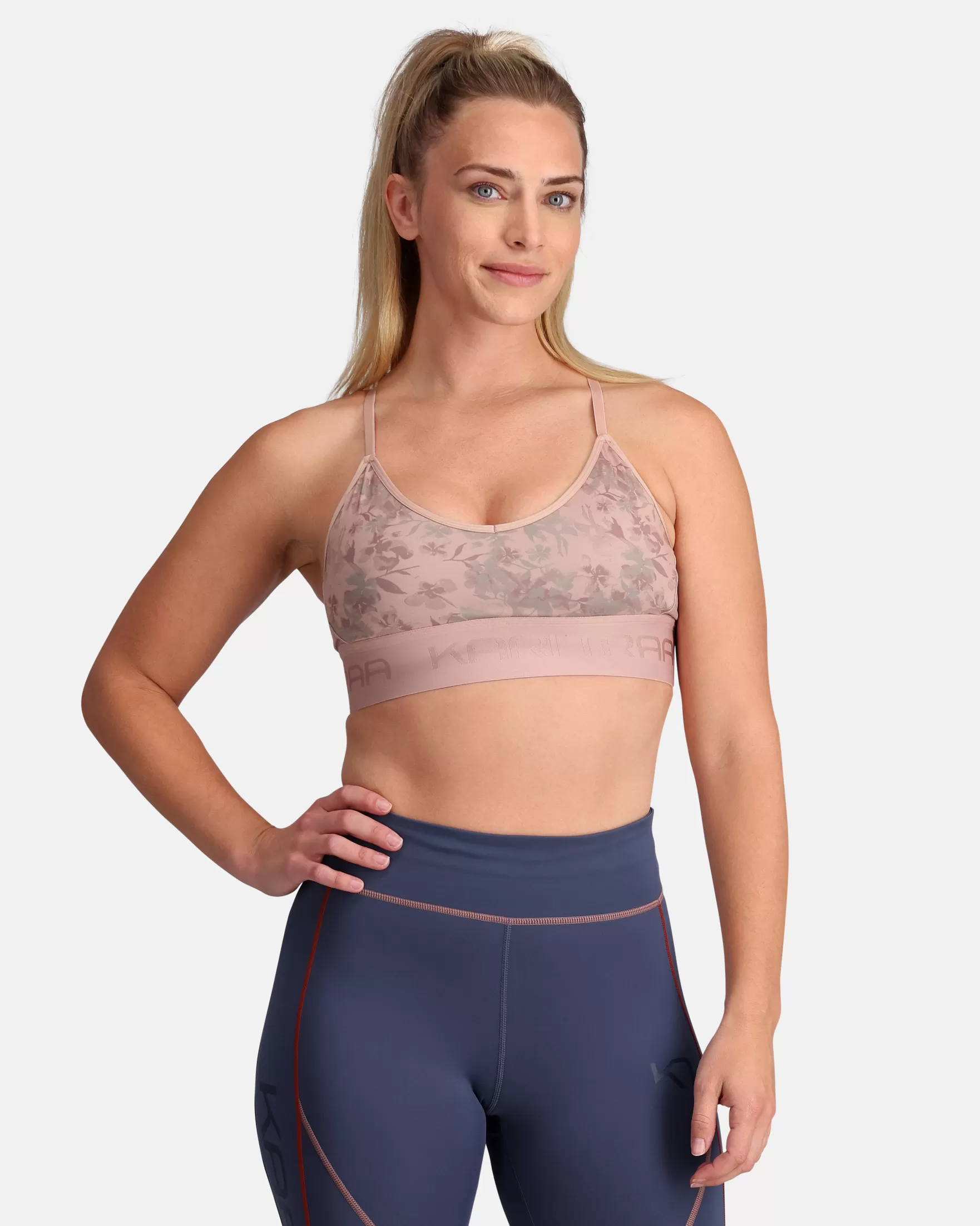 Sports Bras and Underwear-Kari Traa Var Printed Prim Pink