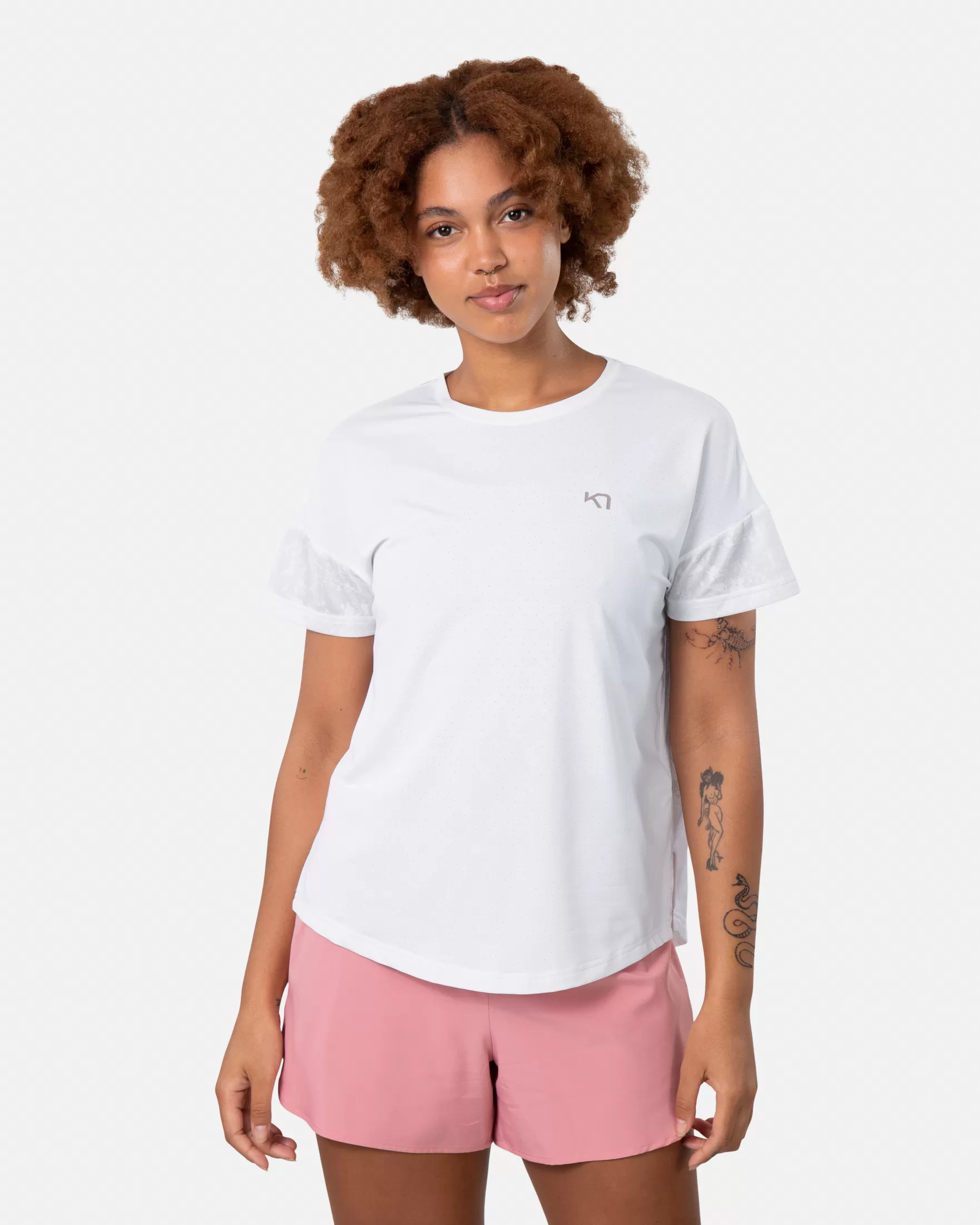 T-Shirts and Tops-Kari Traa Vilde Air Tee Bright White