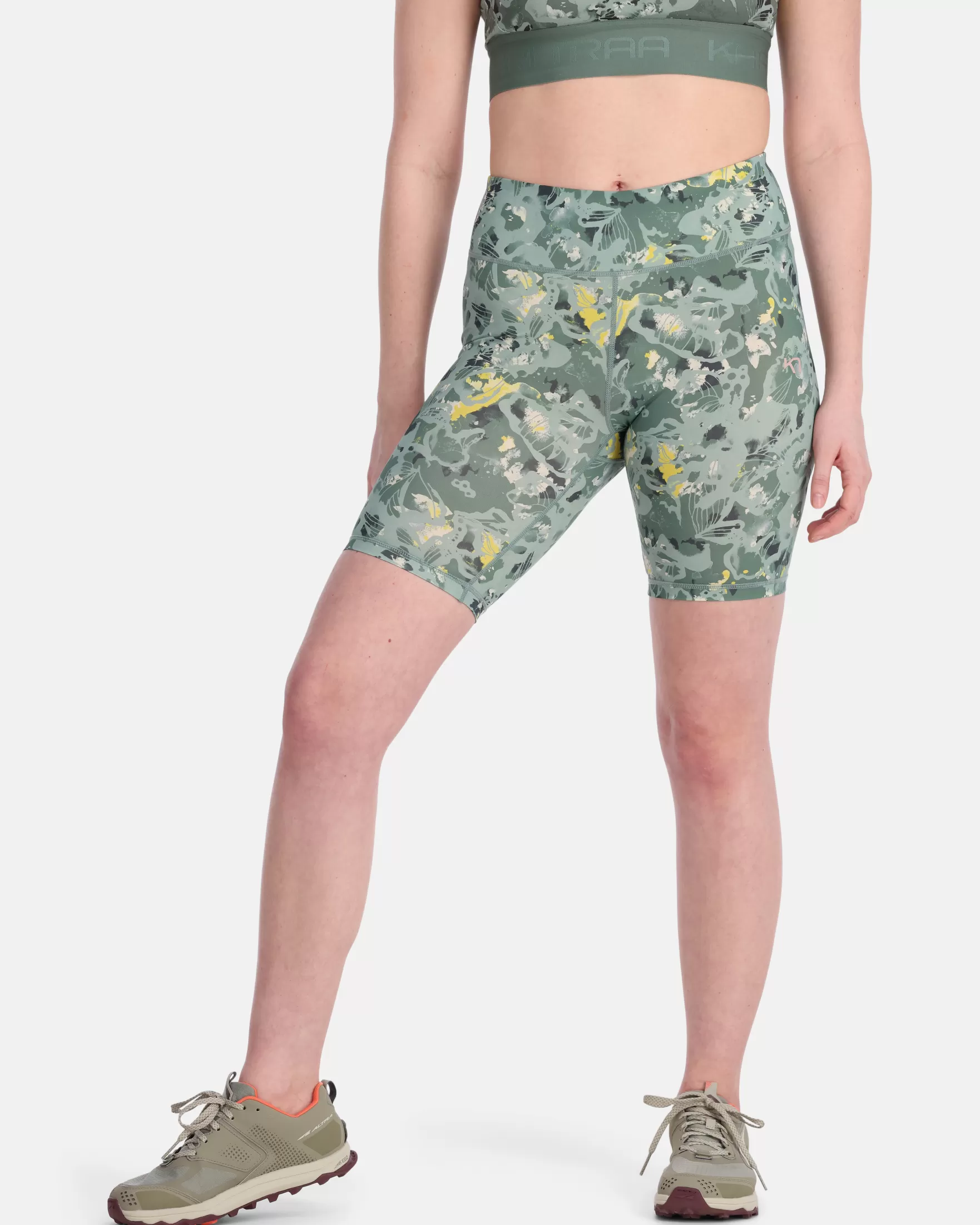 Shorts and Skirts-Kari Traa Vilde Bike Shorts 8In Murk Green