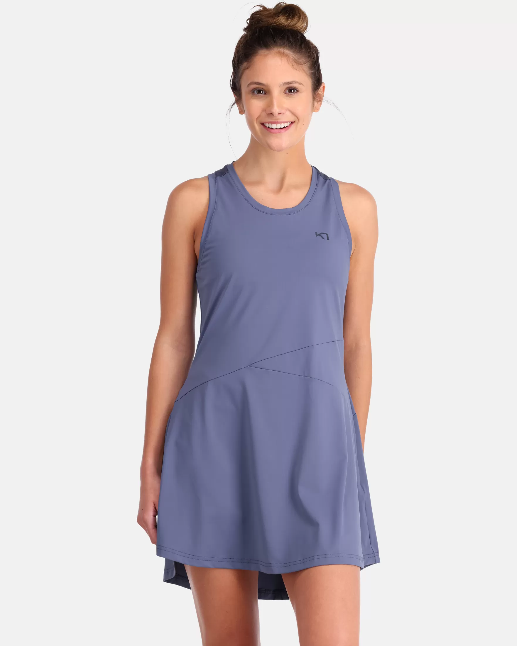 Shorts and Skirts-Kari Traa Vilde Dress Moon Blue