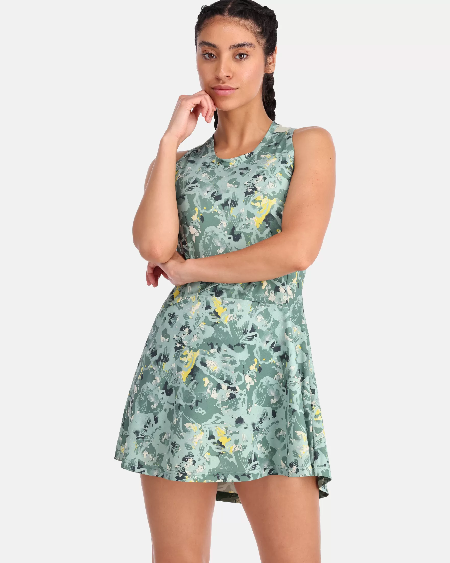 Shorts and Skirts-Kari Traa Vilde Dress Murk Green