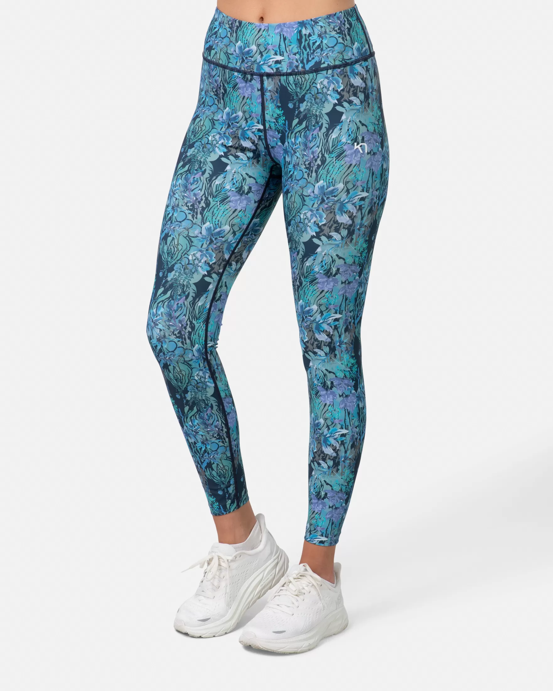 Hiking Tights and Leggings-Kari Traa Vilde Running Tights DARK ROYAL BLUE