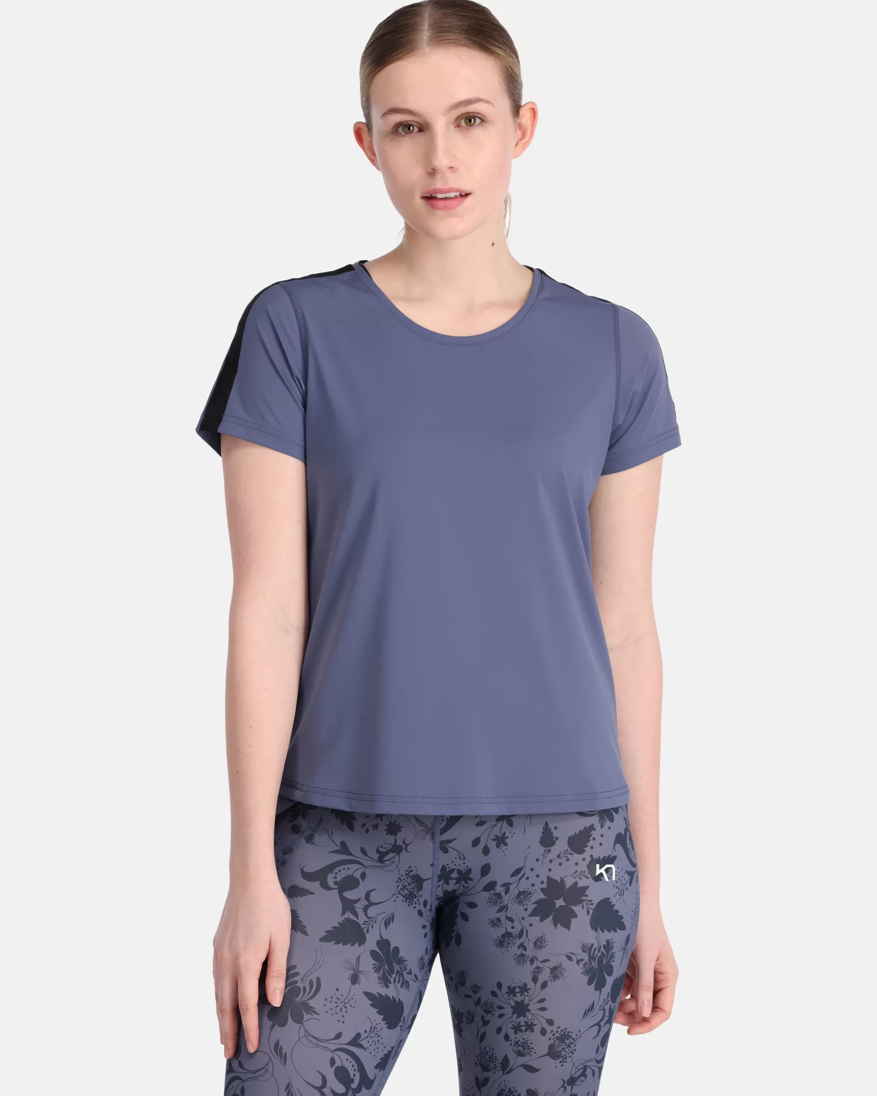 T-Shirts and Tops-Kari Traa Vilde Tee Moon Blue