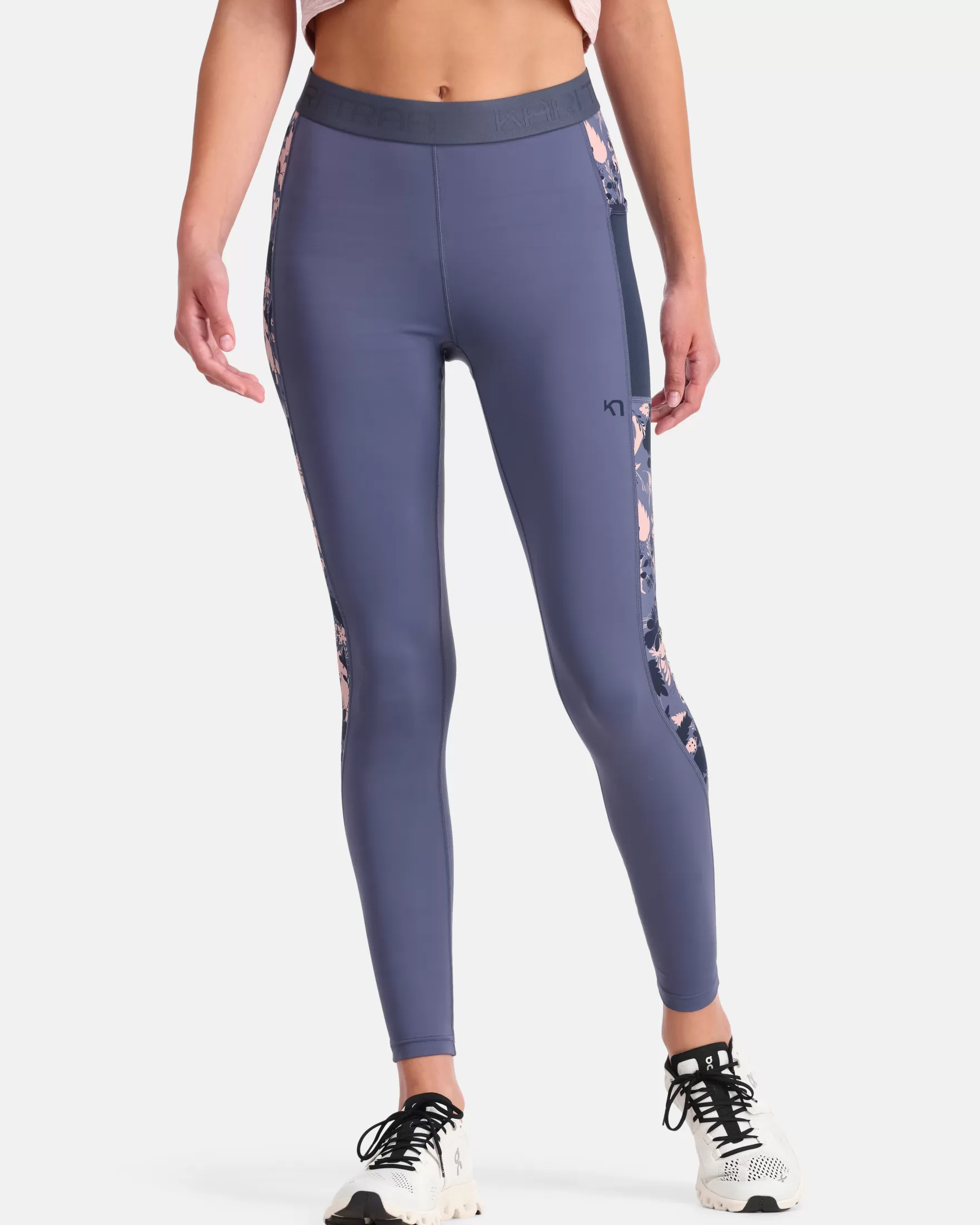 Hiking Tights and Leggings-Kari Traa Vilde Training Tights Moon Blue