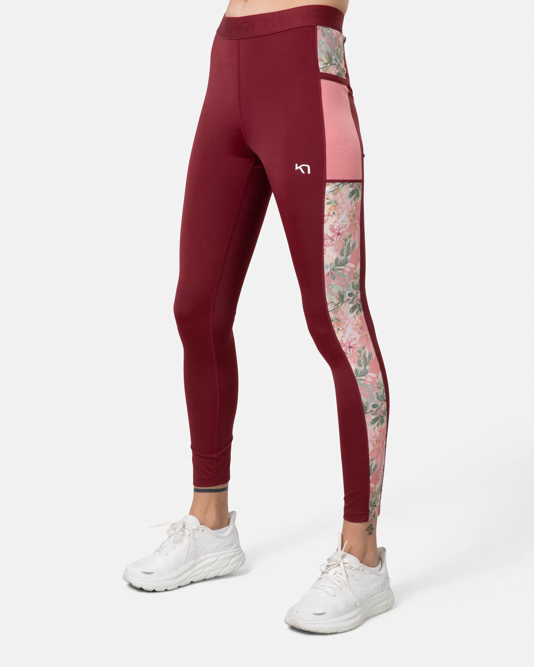 Hiking Tights and Leggings-Kari Traa Vilde Training Tights Rouge Red