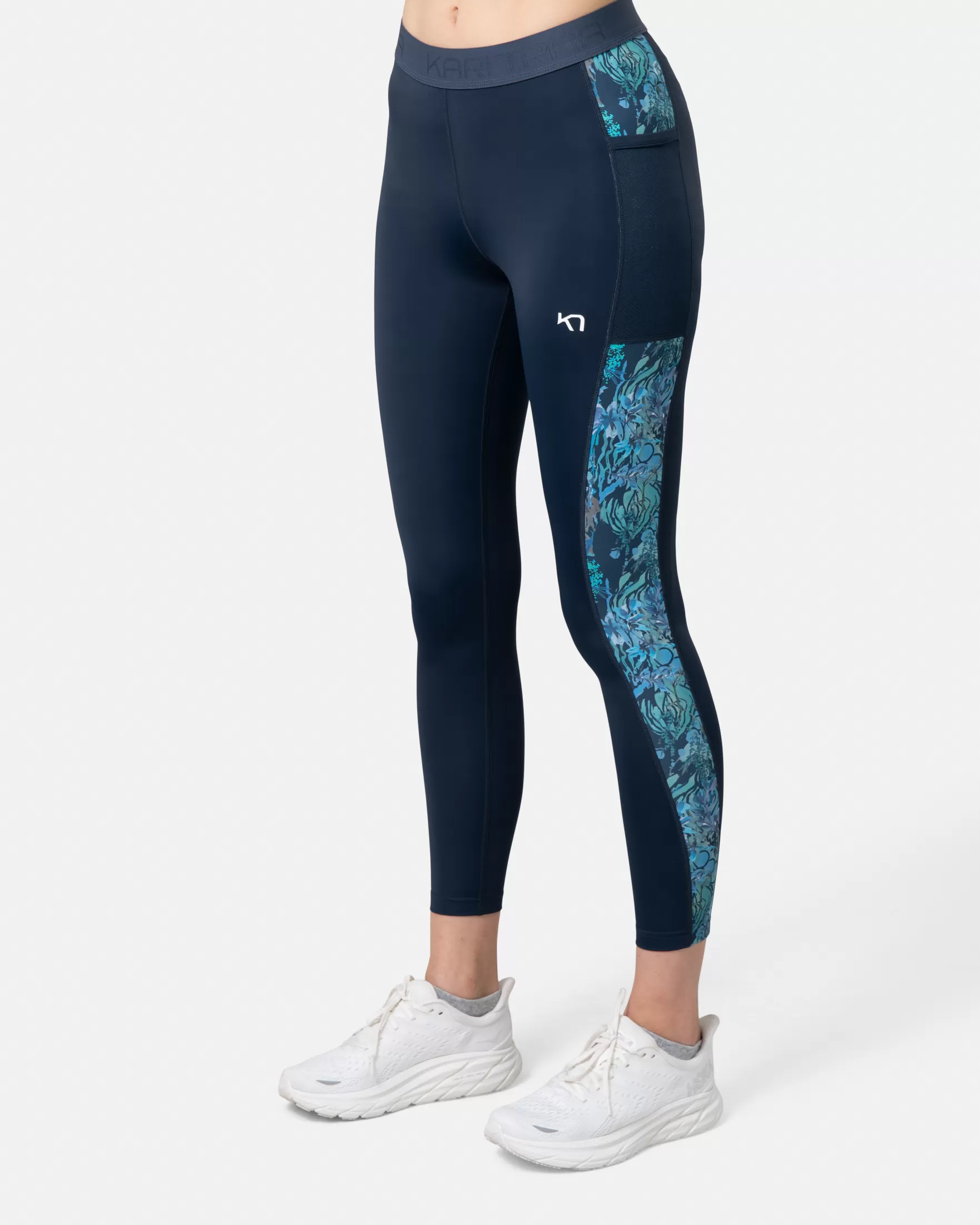 Hiking Tights and Leggings-Kari Traa Vilde Training Tights Royal