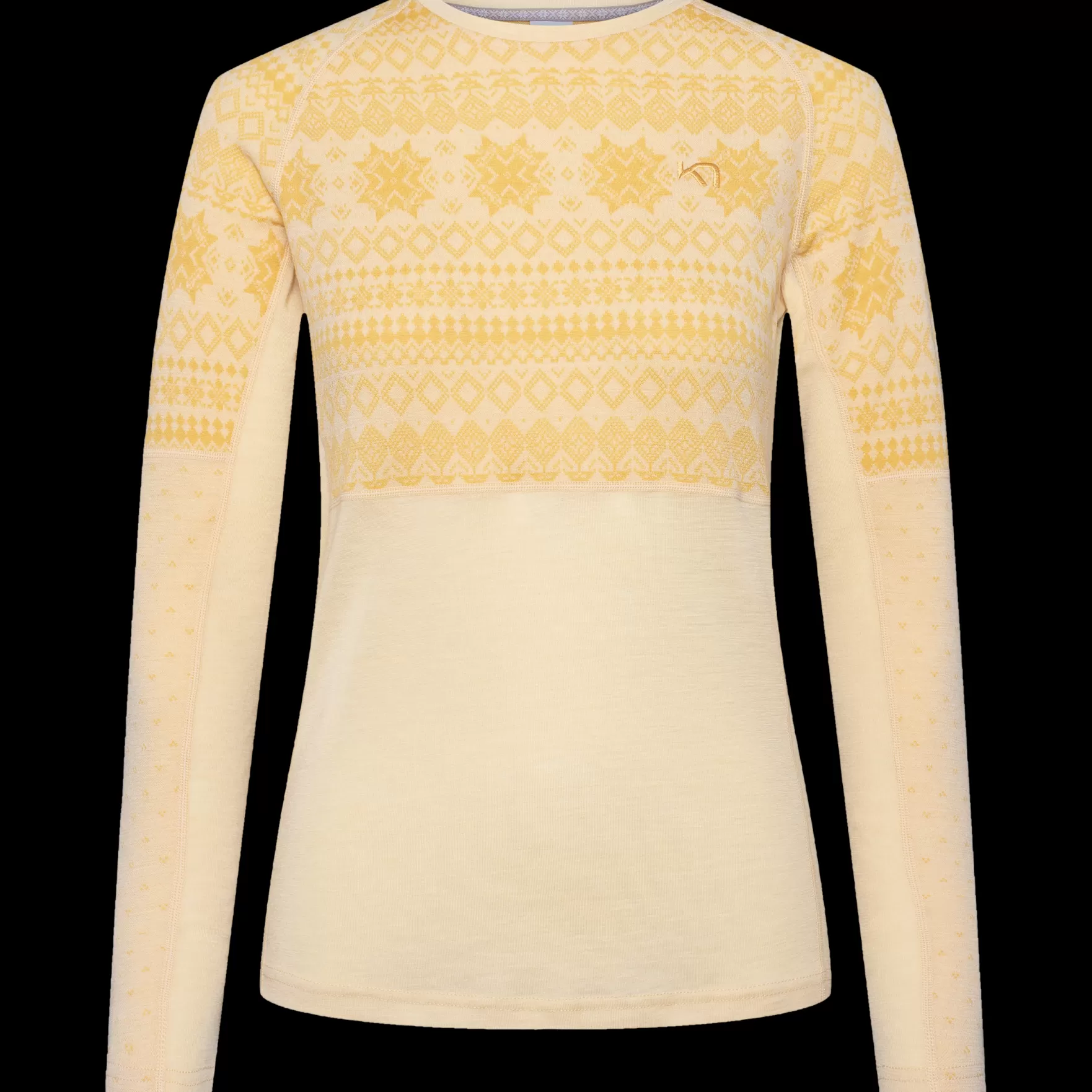 Wool Long Sleeve-Kari Traa Vilma Long Sleeve Light Yellow