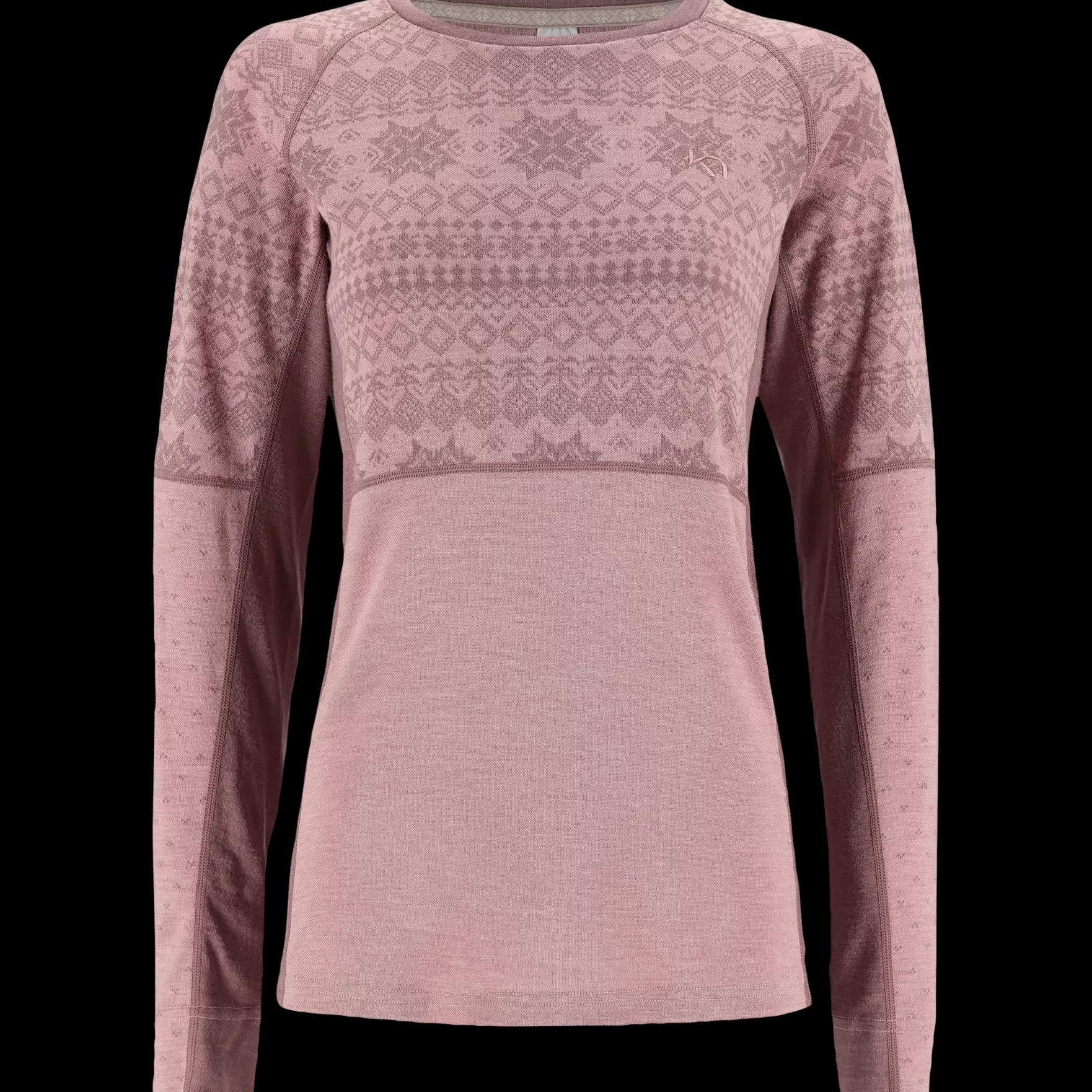 Wool Long Sleeve-Kari Traa Vilma Long Sleeve Prim Pink